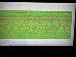 不良セクター箇所の読み込み画像