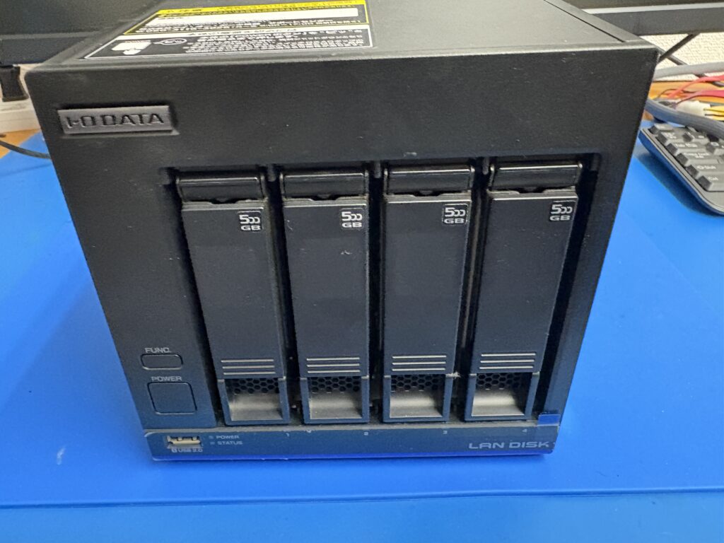 NAS IO・DATA HDL4ーX2 