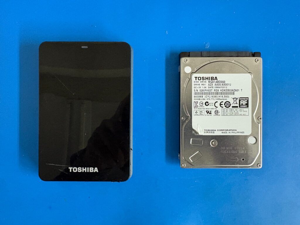 TOSHIBA HDTC605JK3A1 外付けハードディスク