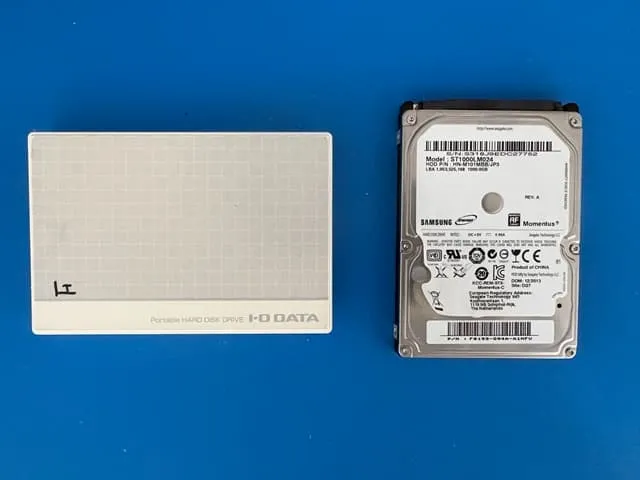 I-O DATA製外付けハードディスク ハードディスクデータ復旧