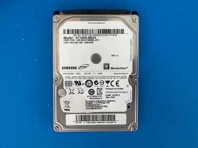 ST1000LM024 1000GBデータ復旧